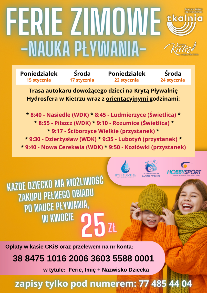 Zdjęcie w galerii na portalu naszraciborz.pl: Ferie zimowe z TKALNIĄ wiadomości z regionu