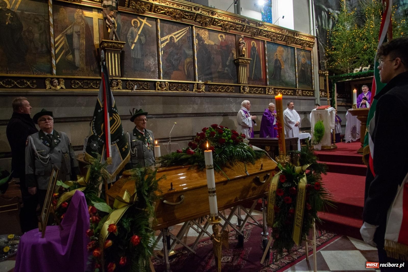 Zdjęcie w galerii na portalu naszraciborz.pl: Na Jeruzalem pożegnano śp. Pawła Newerlę, zasłużonego obywatela miasta Raciborza [FOTO i WIDEO] wiadomości z regionu