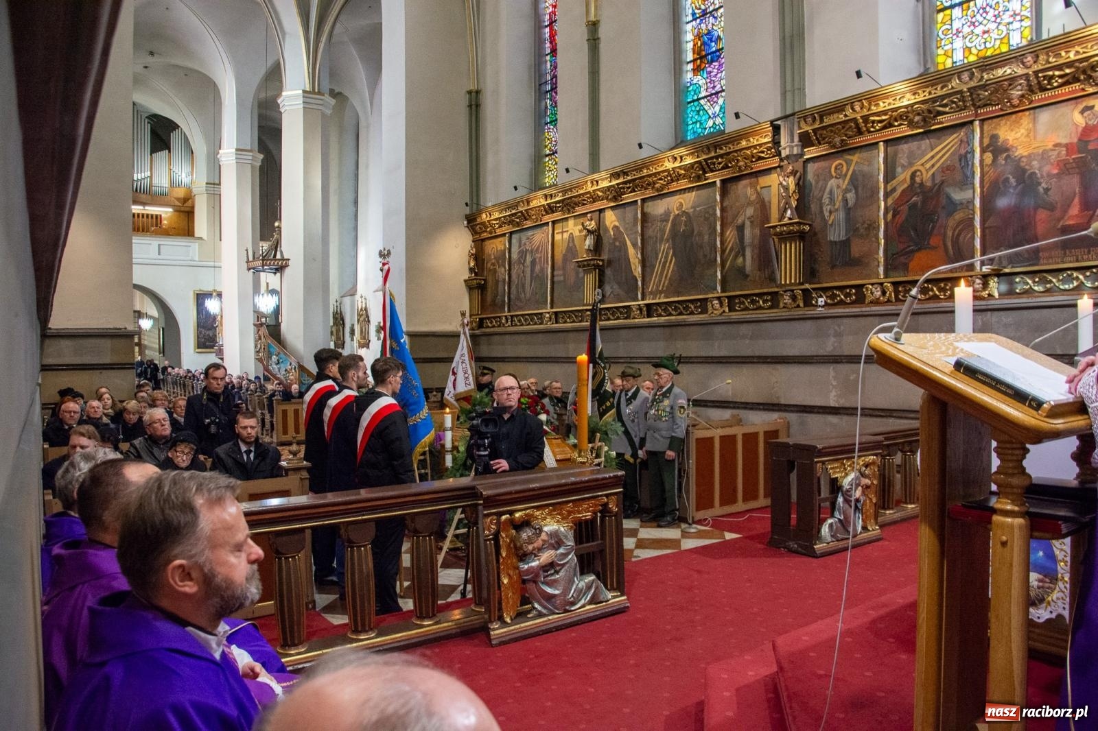 Zdjęcie w galerii na portalu naszraciborz.pl: Na Jeruzalem pożegnano śp. Pawła Newerlę, zasłużonego obywatela miasta Raciborza [FOTO i WIDEO] wiadomości z regionu
