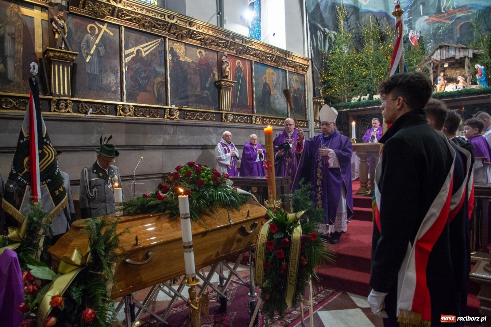 Zdjęcie w galerii na portalu naszraciborz.pl: Na Jeruzalem pożegnano śp. Pawła Newerlę, zasłużonego obywatela miasta Raciborza [FOTO i WIDEO] wiadomości z regionu
