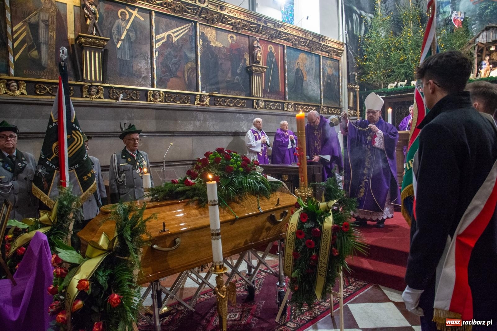 Zdjęcie w galerii na portalu naszraciborz.pl: Na Jeruzalem pożegnano śp. Pawła Newerlę, zasłużonego obywatela miasta Raciborza [FOTO i WIDEO] wiadomości z regionu