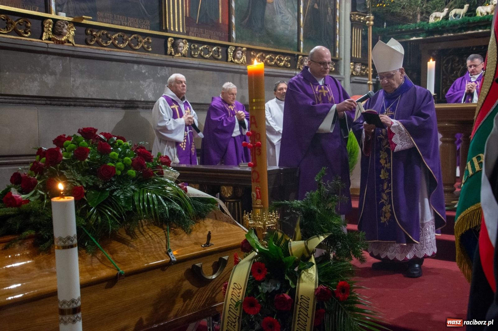 Zdjęcie w galerii na portalu naszraciborz.pl: Na Jeruzalem pożegnano śp. Pawła Newerlę, zasłużonego obywatela miasta Raciborza [FOTO i WIDEO] wiadomości z regionu