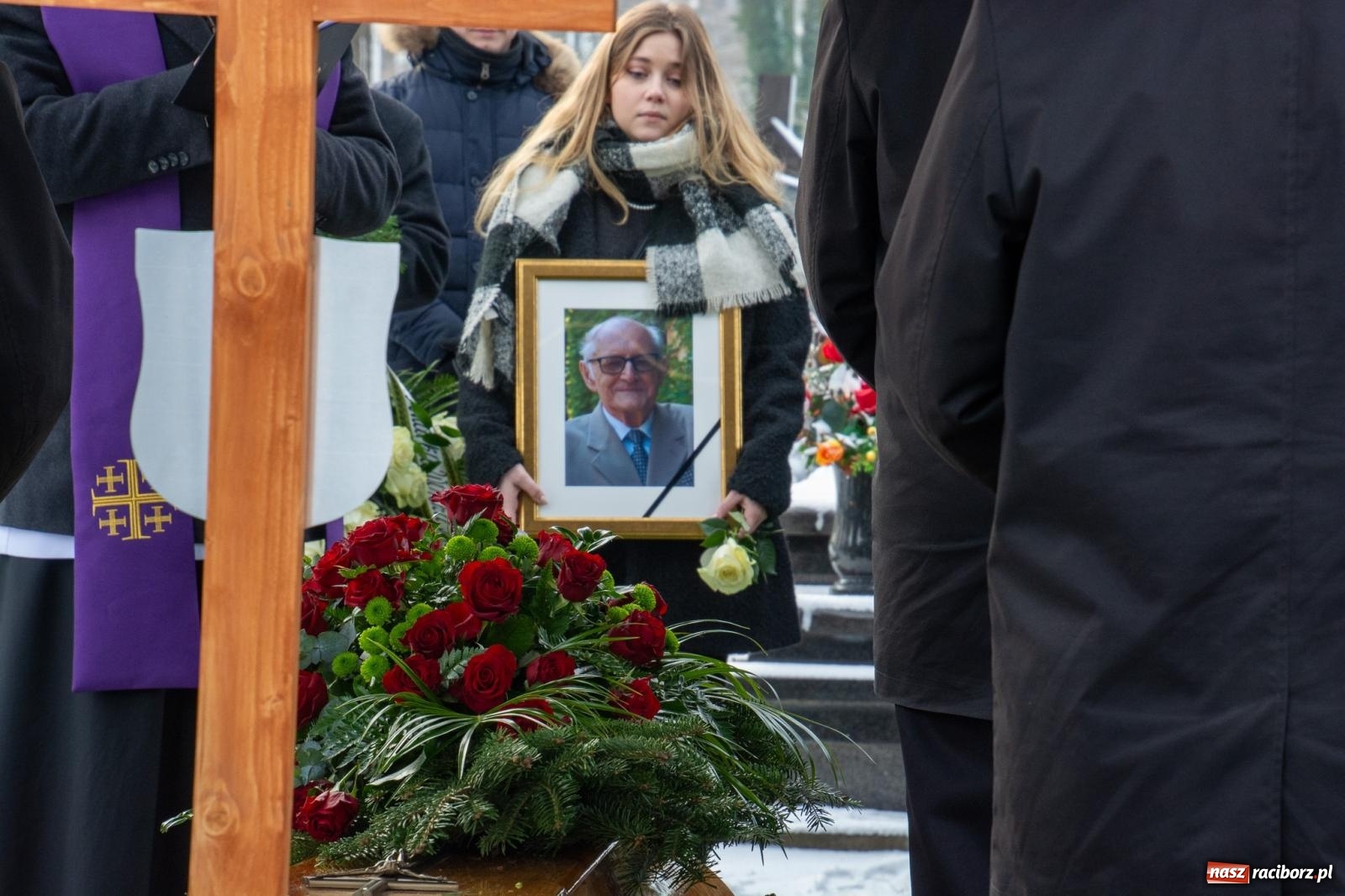 Zdjęcie w galerii na portalu naszraciborz.pl: Na Jeruzalem pożegnano śp. Pawła Newerlę, zasłużonego obywatela miasta Raciborza [FOTO i WIDEO] wiadomości z regionu
