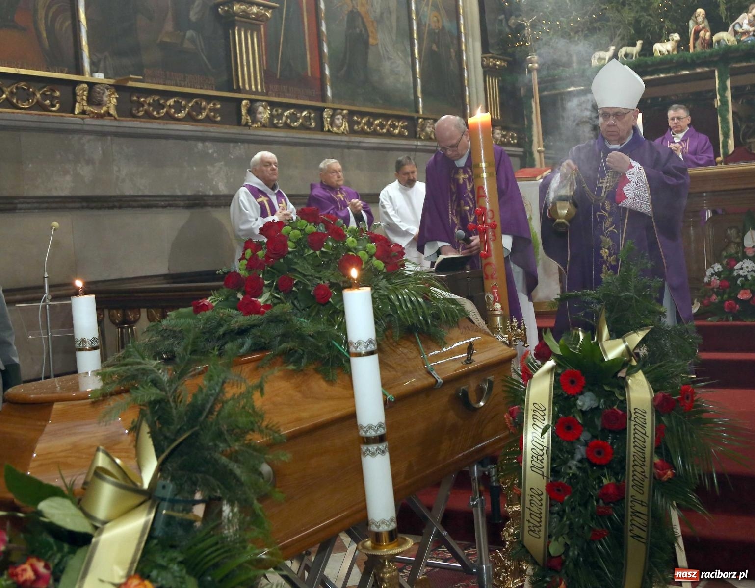 Zdjęcie w galerii na portalu naszraciborz.pl: Na Jeruzalem pożegnano śp. Pawła Newerlę, zasłużonego obywatela miasta Raciborza [FOTO i WIDEO] wiadomości z regionu