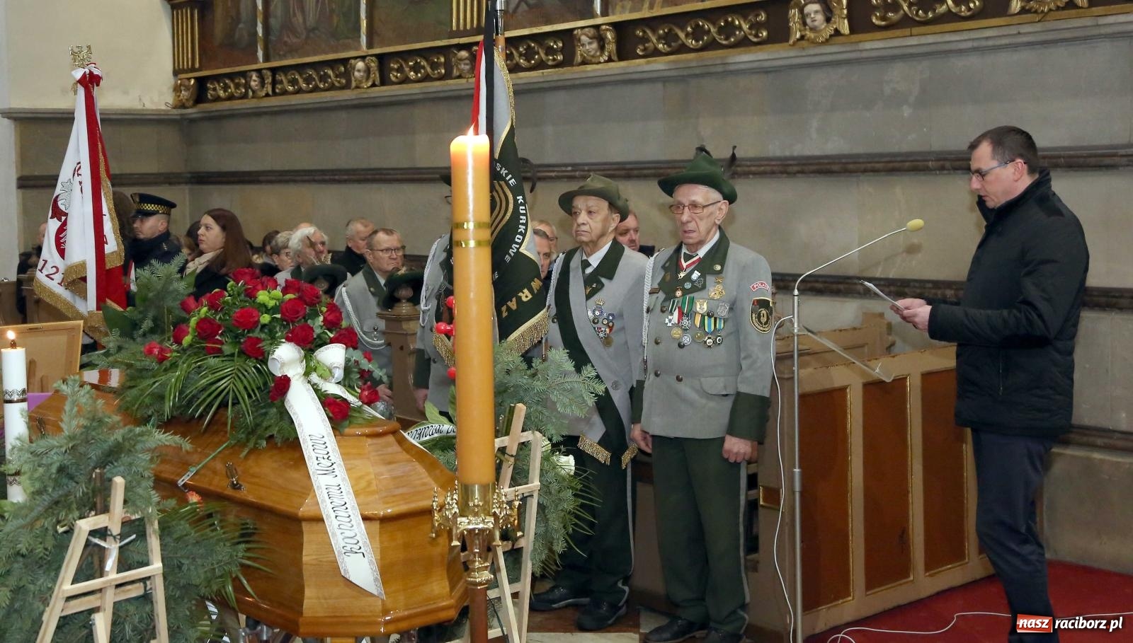 Zdjęcie w galerii na portalu naszraciborz.pl: Na Jeruzalem pożegnano śp. Pawła Newerlę, zasłużonego obywatela miasta Raciborza [FOTO i WIDEO] wiadomości z regionu
