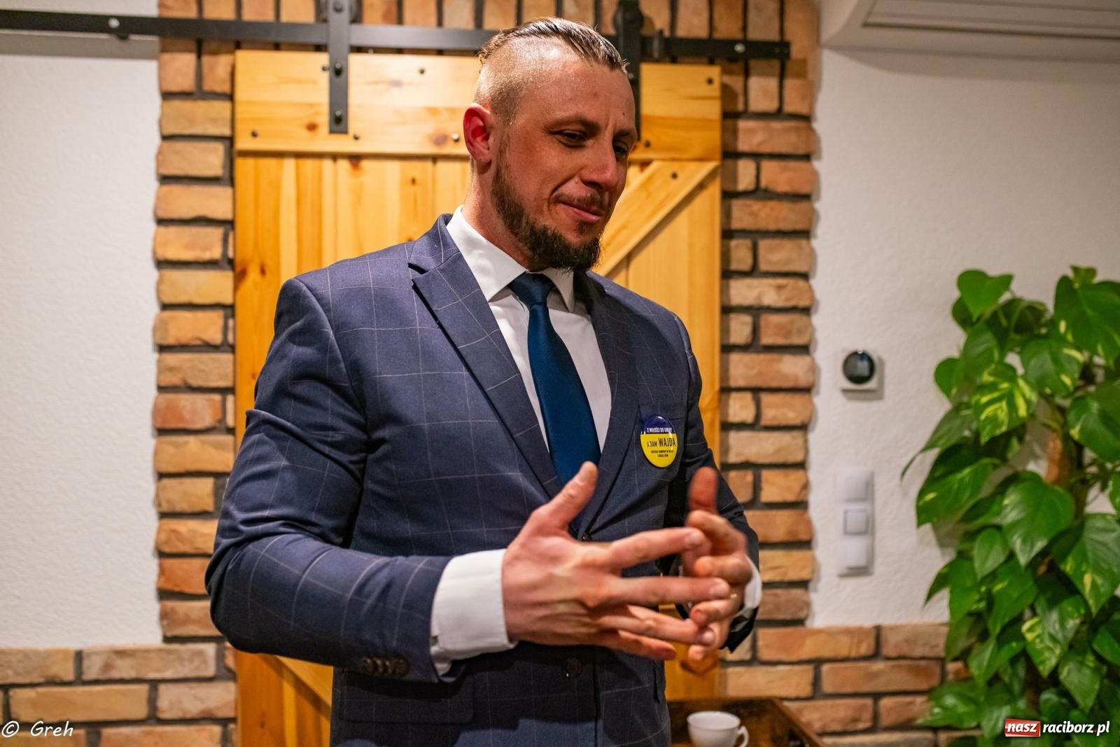 Zdjęcie w galerii na portalu naszraciborz.pl: Z dyrektora Eko-Okien na fotel wójta Pietrowic Wielkich. Adam Wajda ogłosił start w wyborach wiadomości z regionu