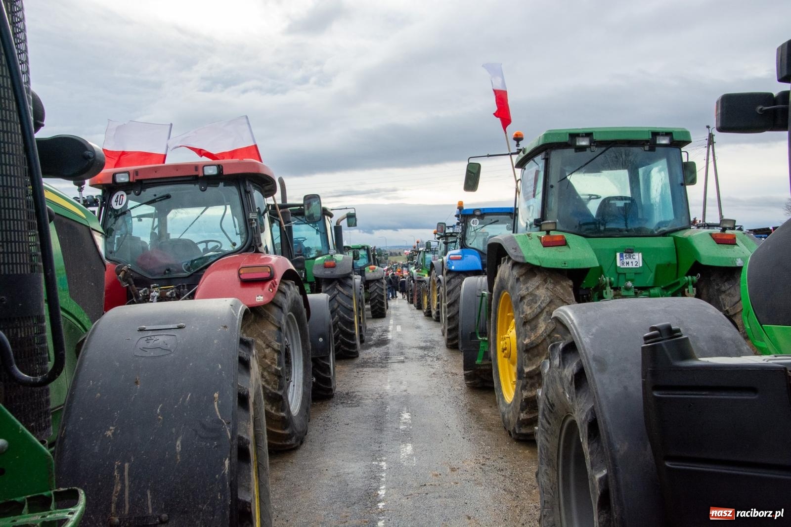 Zdjęcie w galerii na portalu naszraciborz.pl: Głód poczujesz, rolnika uszanujesz. Ponad setka maszyn wyjechała na DK 45 [FOTO i WIDEO] wiadomości z regionu
