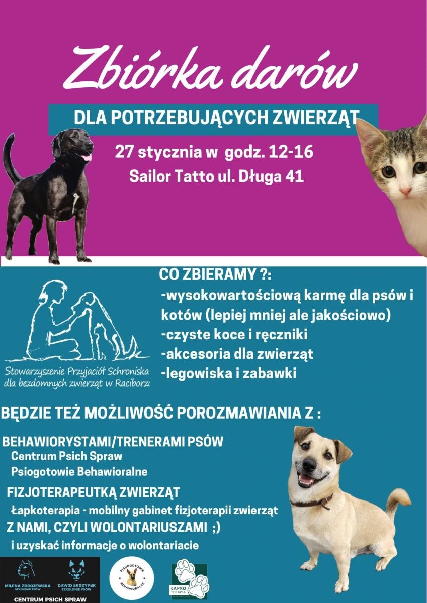 Zdjęcie w galerii na portalu naszraciborz.pl: Przyjaciele bezdomnych zwierząt organizują zbiórkę i psiolubne spotkanie wiadomości z regionu