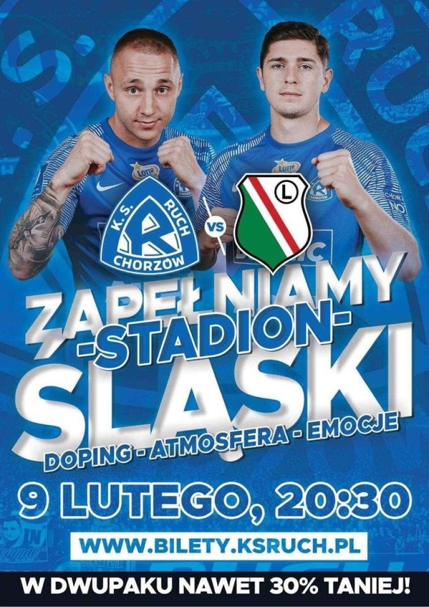 Zdjęcie w galerii na portalu naszraciborz.pl: Niebiescy z Raciborza organizują wyjazd na mecz Ruch kontra Legia. Dzieci jadą gratis wiadomości z regionu