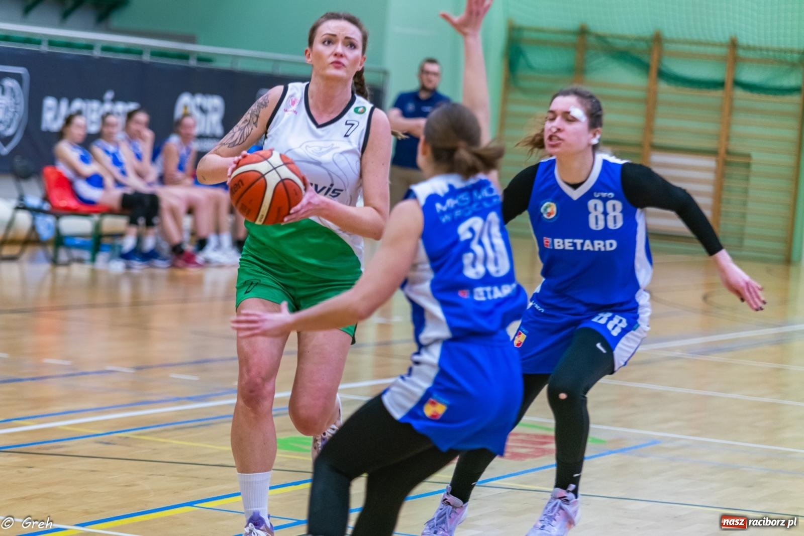 Zdjęcie w galerii na portalu naszraciborz.pl: Koszykówka. Wrocław znów za mocny. Sroga porażka RKK [FOTO i WIDEO] wiadomości z regionu