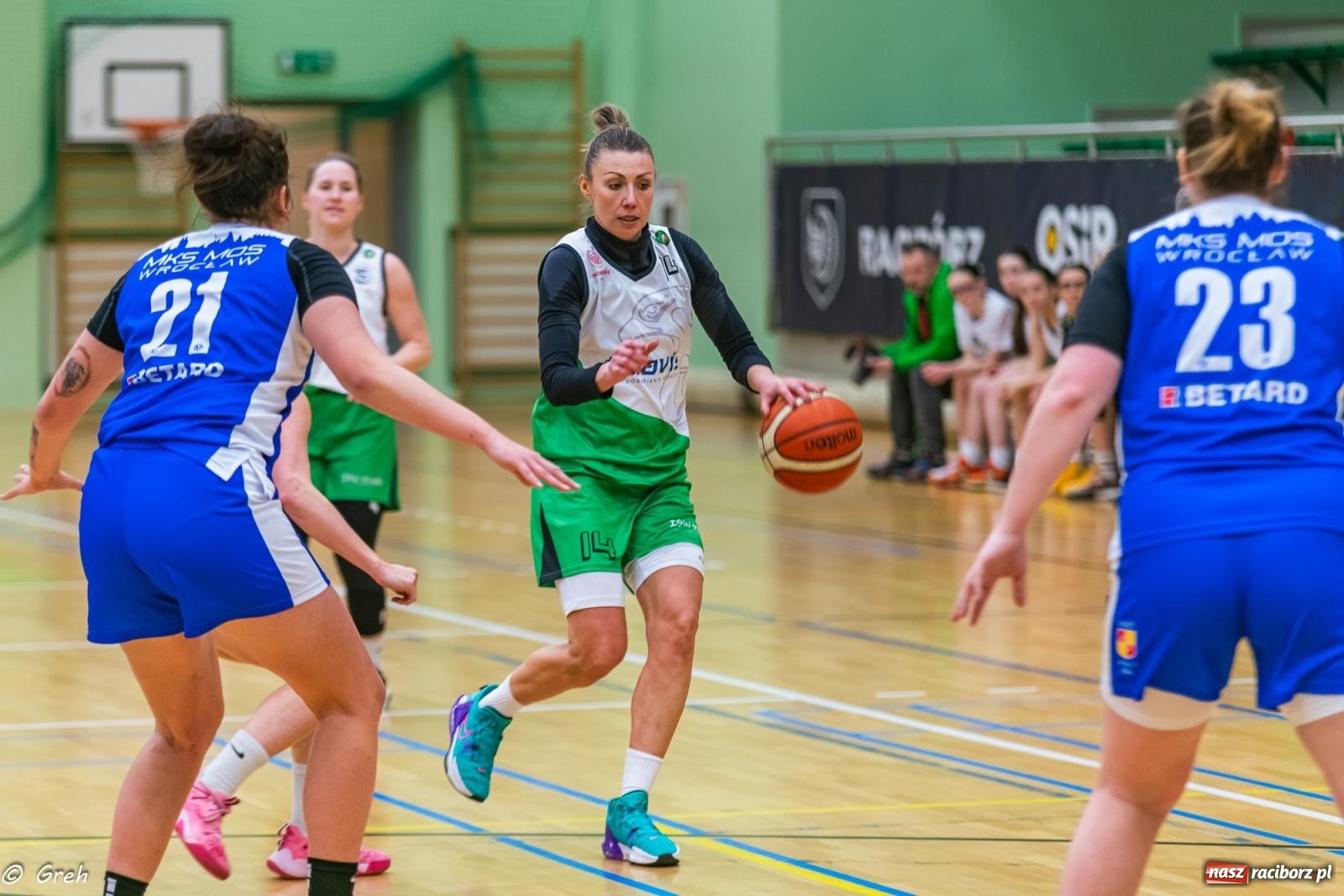 Zdjęcie w galerii na portalu naszraciborz.pl: Koszykówka. Wrocław znów za mocny. Sroga porażka RKK [FOTO i WIDEO] wiadomości z regionu
