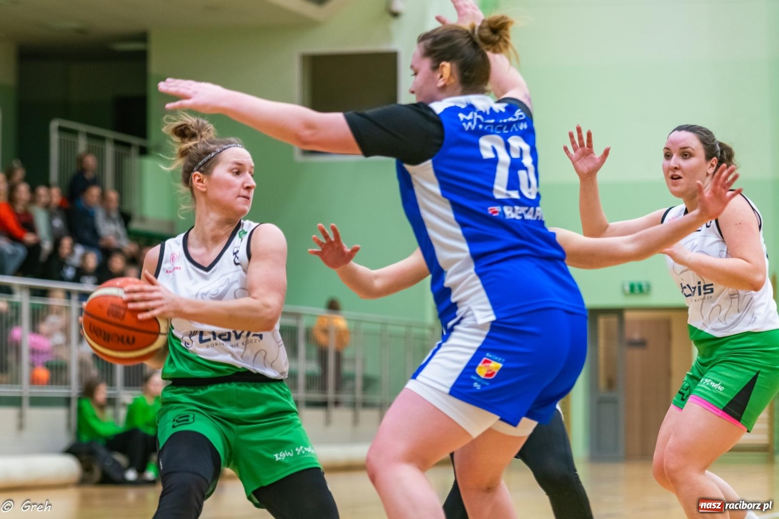 Zdjęcie w galerii na portalu naszraciborz.pl: Koszykówka. Wrocław znów za mocny. Sroga porażka RKK [FOTO i WIDEO] wiadomości z regionu