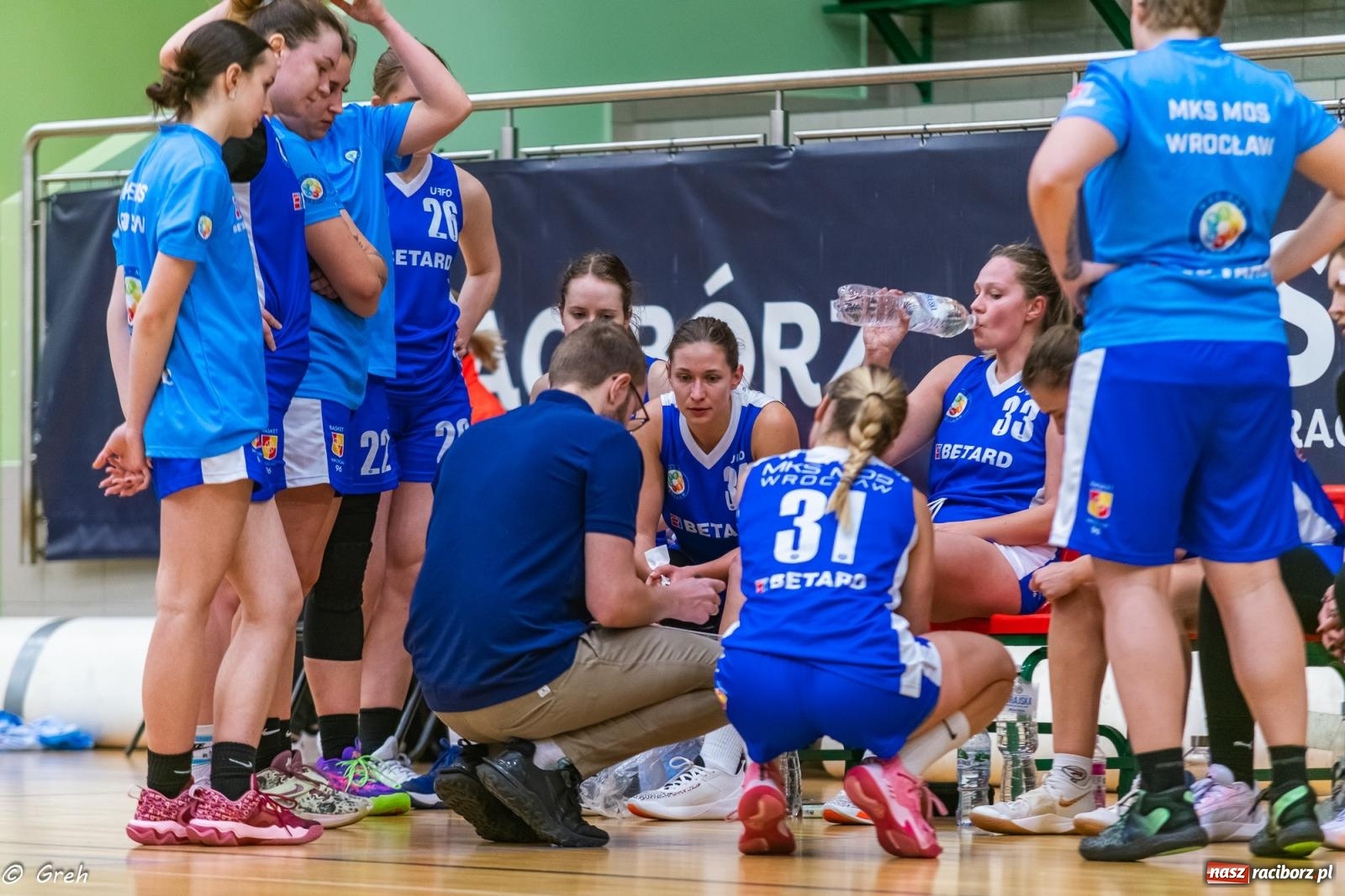 Zdjęcie w galerii na portalu naszraciborz.pl: Koszykówka. Wrocław znów za mocny. Sroga porażka RKK [FOTO i WIDEO] wiadomości z regionu