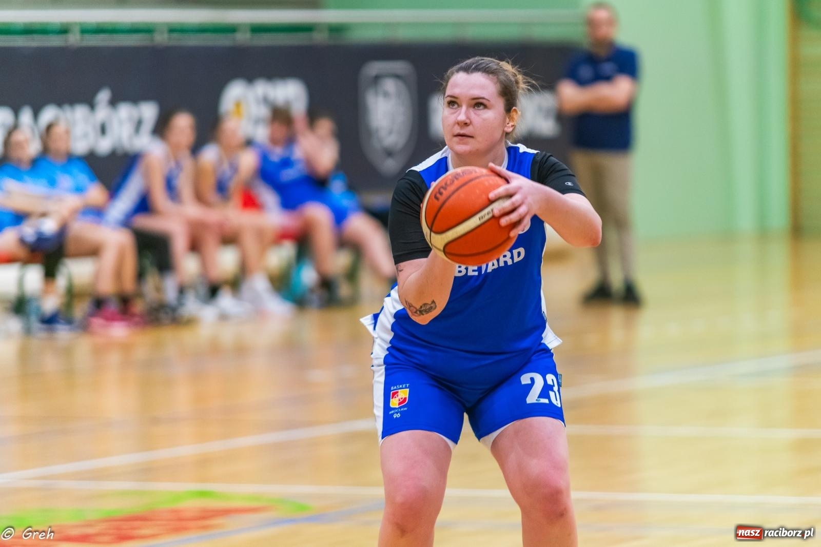 Zdjęcie w galerii na portalu naszraciborz.pl: Koszykówka. Wrocław znów za mocny. Sroga porażka RKK [FOTO i WIDEO] wiadomości z regionu