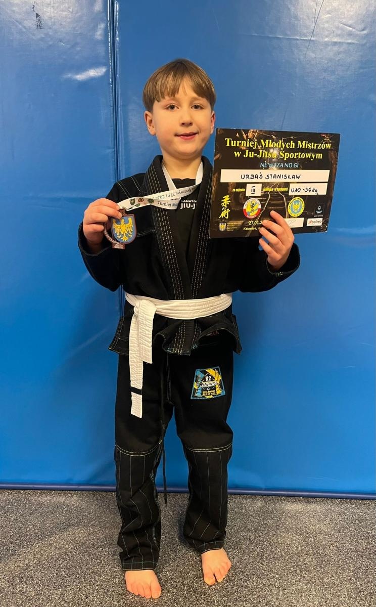Zdjęcie w galerii na portalu naszraciborz.pl: Raciborzanie z medalami na Otwartych Mistrzostwach Śląska w Ju Jitsu wiadomości z regionu