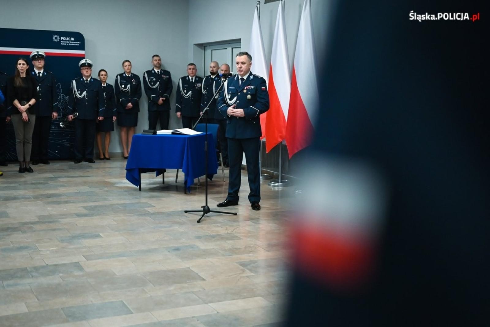 Zdjęcie w galerii na portalu naszraciborz.pl: Śląska policja ma nowego szefa. Przyszedł z Radomia wiadomości z regionu
