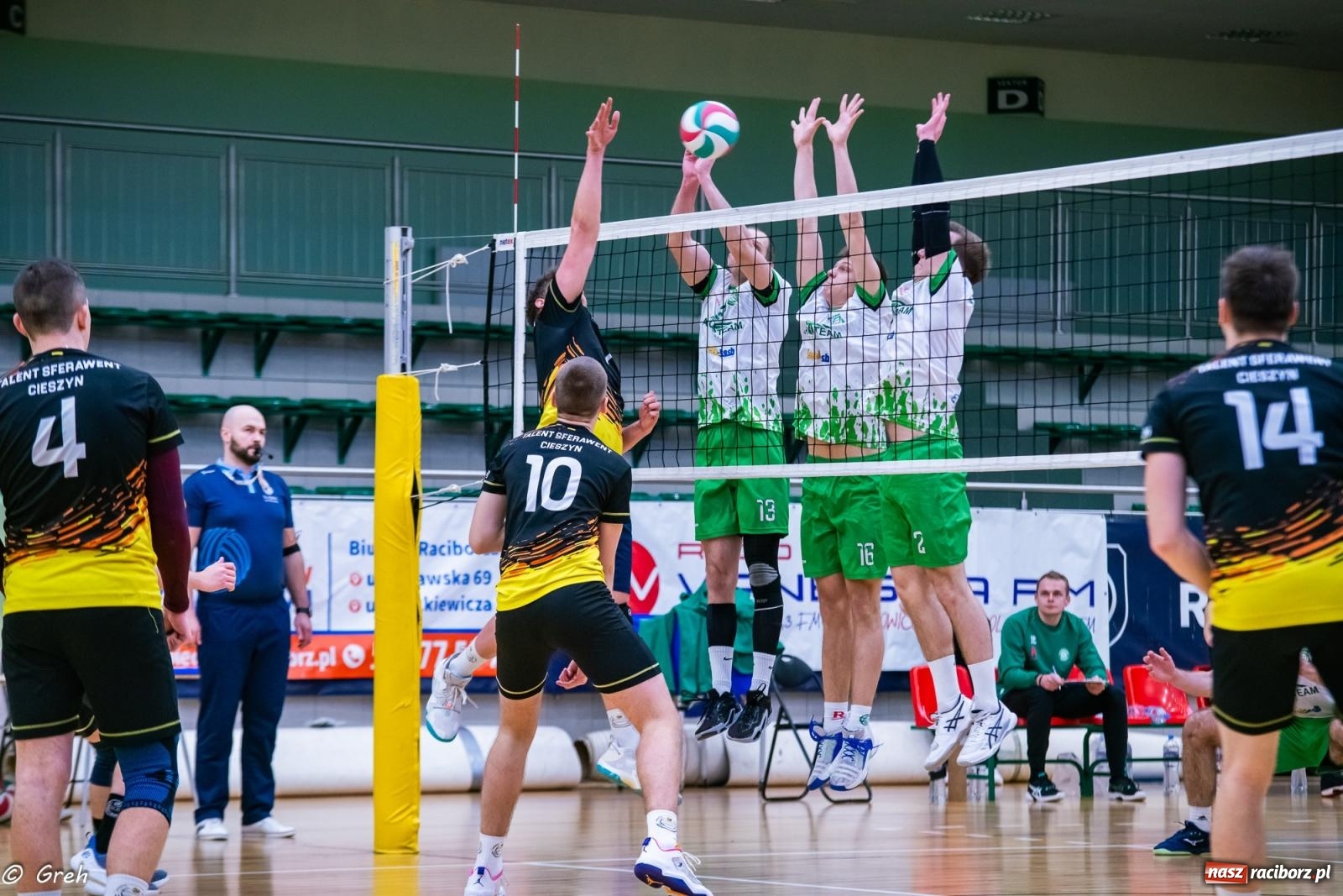 Zdjęcie w galerii na portalu naszraciborz.pl: Talent Cieszyn za silny dla siatkarzy z Raciborza [FOTO i WIDEO] wiadomości z regionu