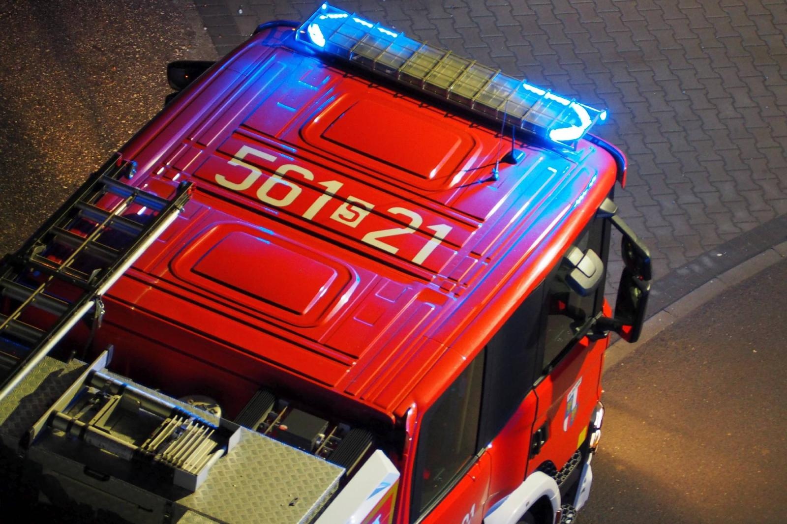 Zdjęcie w galerii na portalu naszraciborz.pl: Nocna akcja strażaków na Katowickiej wiadomości z regionu