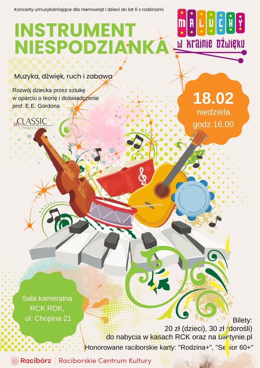 Zdjęcie w galerii na portalu naszraciborz.pl: Maluchy w krainie dźwięku - instrument niespodzianka [zapowiedź] wiadomości z regionu