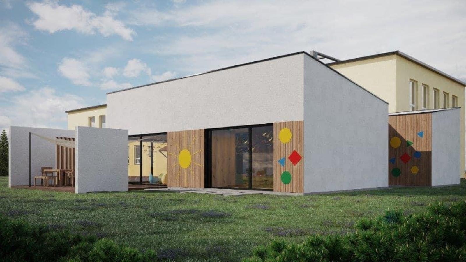 Zdjęcie w galerii na portalu naszraciborz.pl: W gminie Krzyżanowice rusza budowa drugiego żłobka wiadomości z regionu