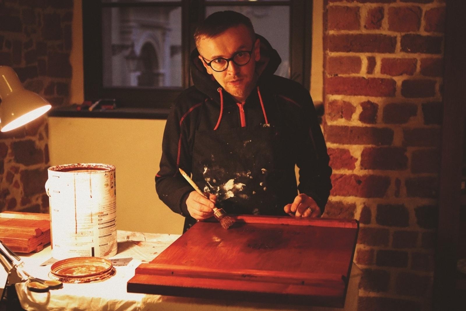 Zdjęcie w galerii na portalu naszraciborz.pl: Ikonokody – wizje św. Jana w starym opactwie w Rudach wiadomości z regionu