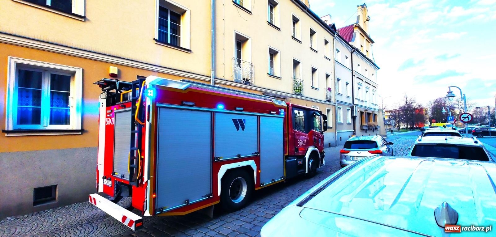 Zdjęcie w galerii na portalu naszraciborz.pl: Czad przy Ludwika, fałszywy alarm na Solnej wiadomości z regionu