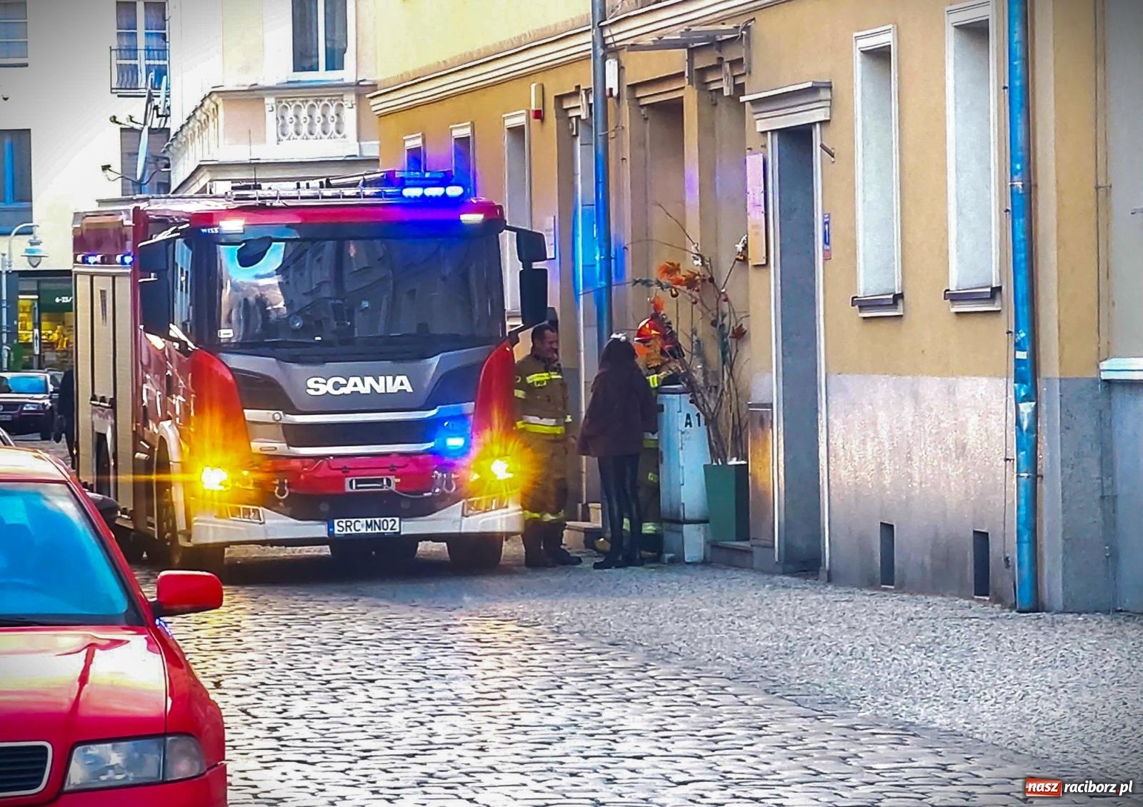 Zdjęcie w galerii na portalu naszraciborz.pl: Czad przy Ludwika, fałszywy alarm na Solnej wiadomości z regionu