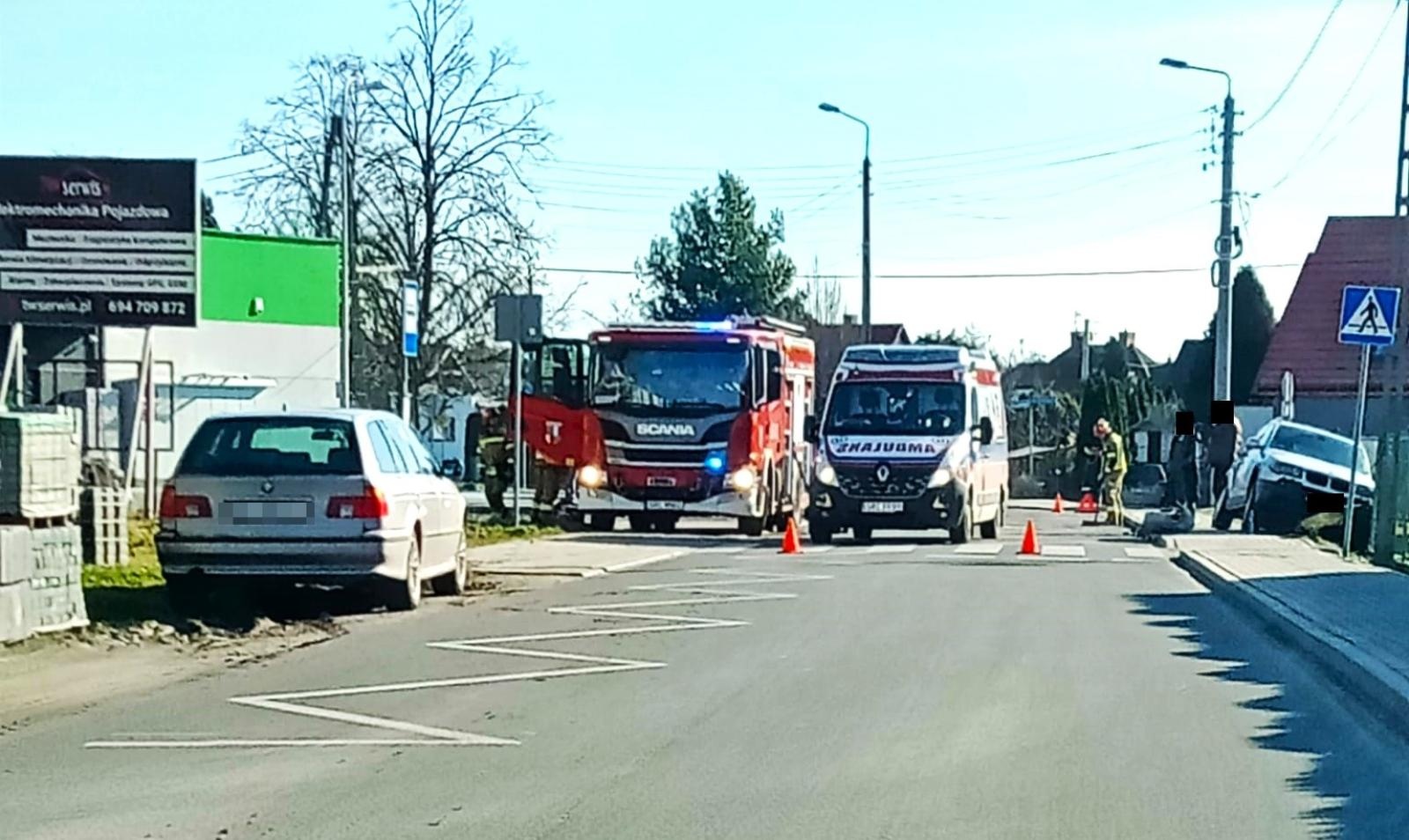 Zdjęcie w galerii na portalu naszraciborz.pl: Audi i BMW zderzyły się na Ocickiej wiadomości z regionu