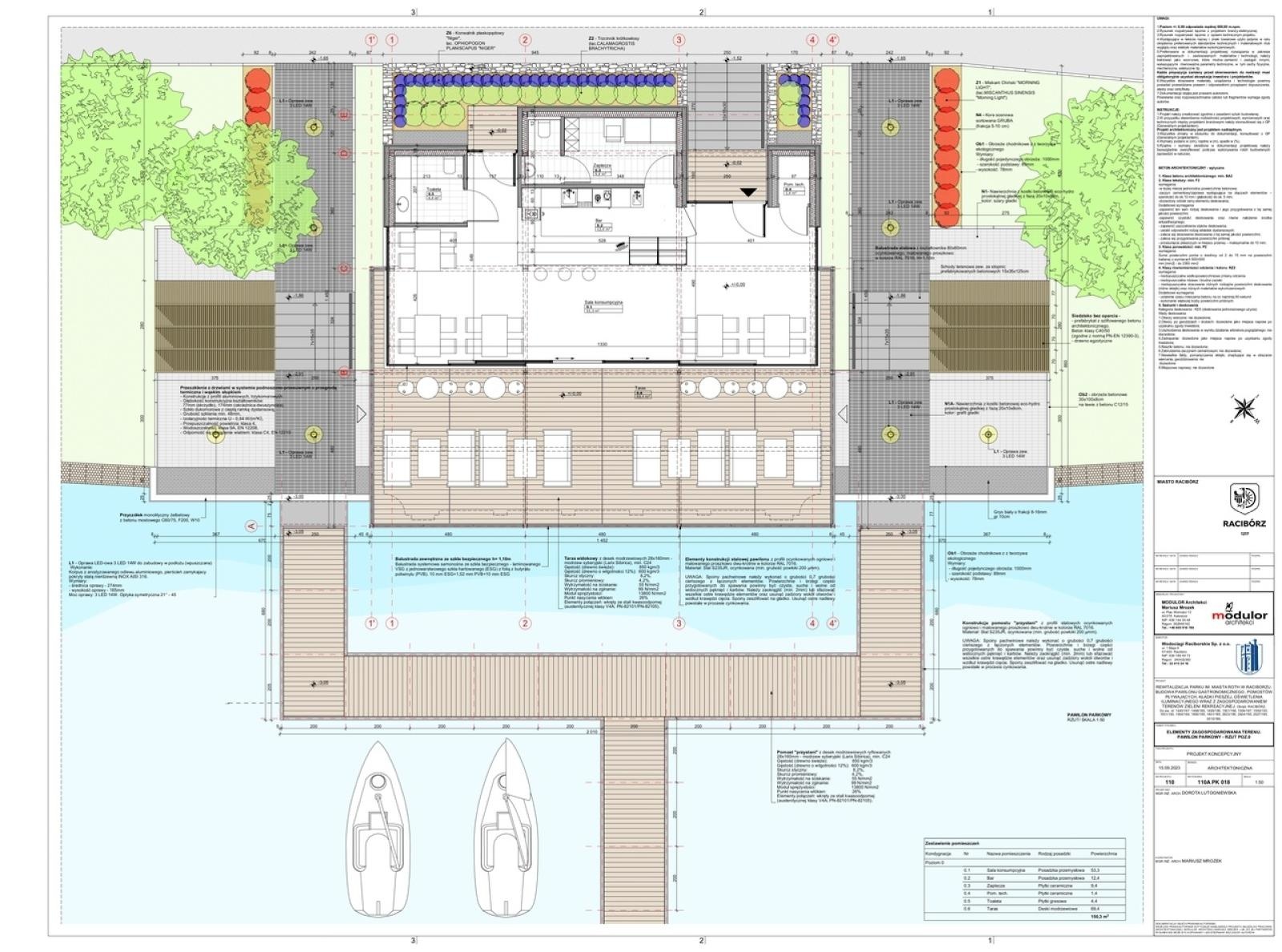 Zdjęcie w galerii na portalu naszraciborz.pl: Molo i gra świateł. Tak naczelnik miejskich inwestycji widzi park Miasta Roth po rewitalizacji [WIZUALIZACJE i WIDEO] wiadomości z regionu