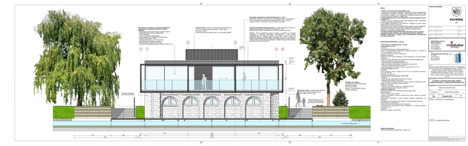 Zdjęcie w galerii na portalu naszraciborz.pl: Molo i gra świateł. Tak naczelnik miejskich inwestycji widzi park Miasta Roth po rewitalizacji [WIZUALIZACJE i WIDEO] wiadomości z regionu