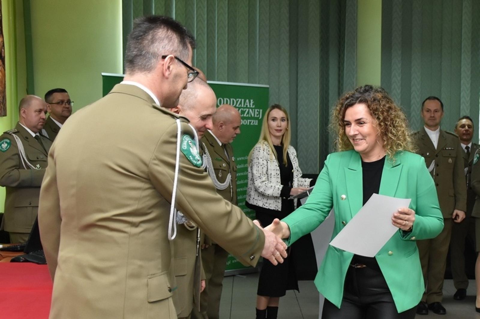 Zdjęcie w galerii na portalu naszraciborz.pl: Dzień Służby Cywilnej w Śląskim Oddziale Straży Granicznej w Raciborzu wiadomości z regionu