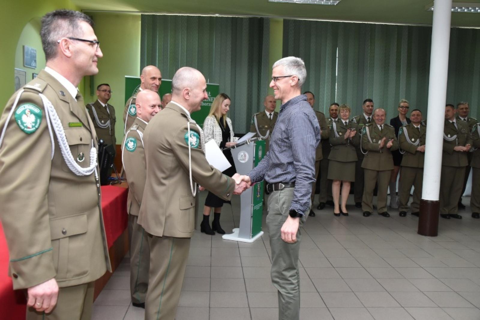 Zdjęcie w galerii na portalu naszraciborz.pl: Dzień Służby Cywilnej w Śląskim Oddziale Straży Granicznej w Raciborzu wiadomości z regionu