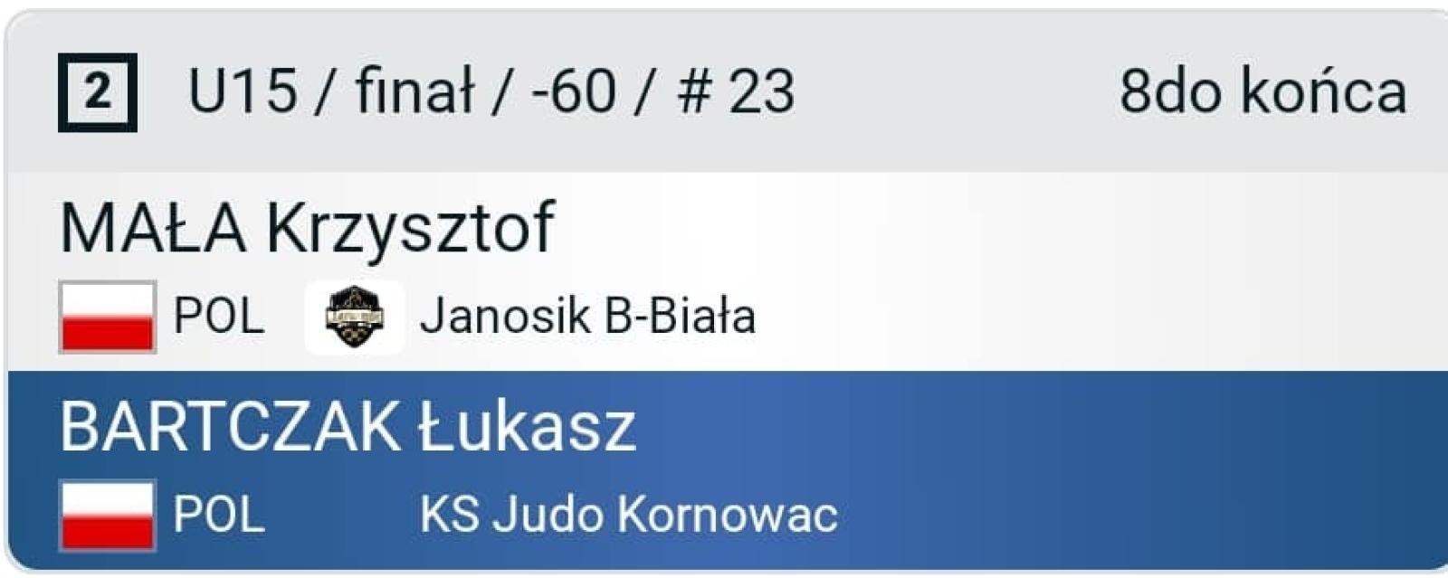 Zdjęcie w galerii na portalu naszraciborz.pl: Judocy z gminy Kornowac przywieźli dwa medale z Bytomia wiadomości z regionu