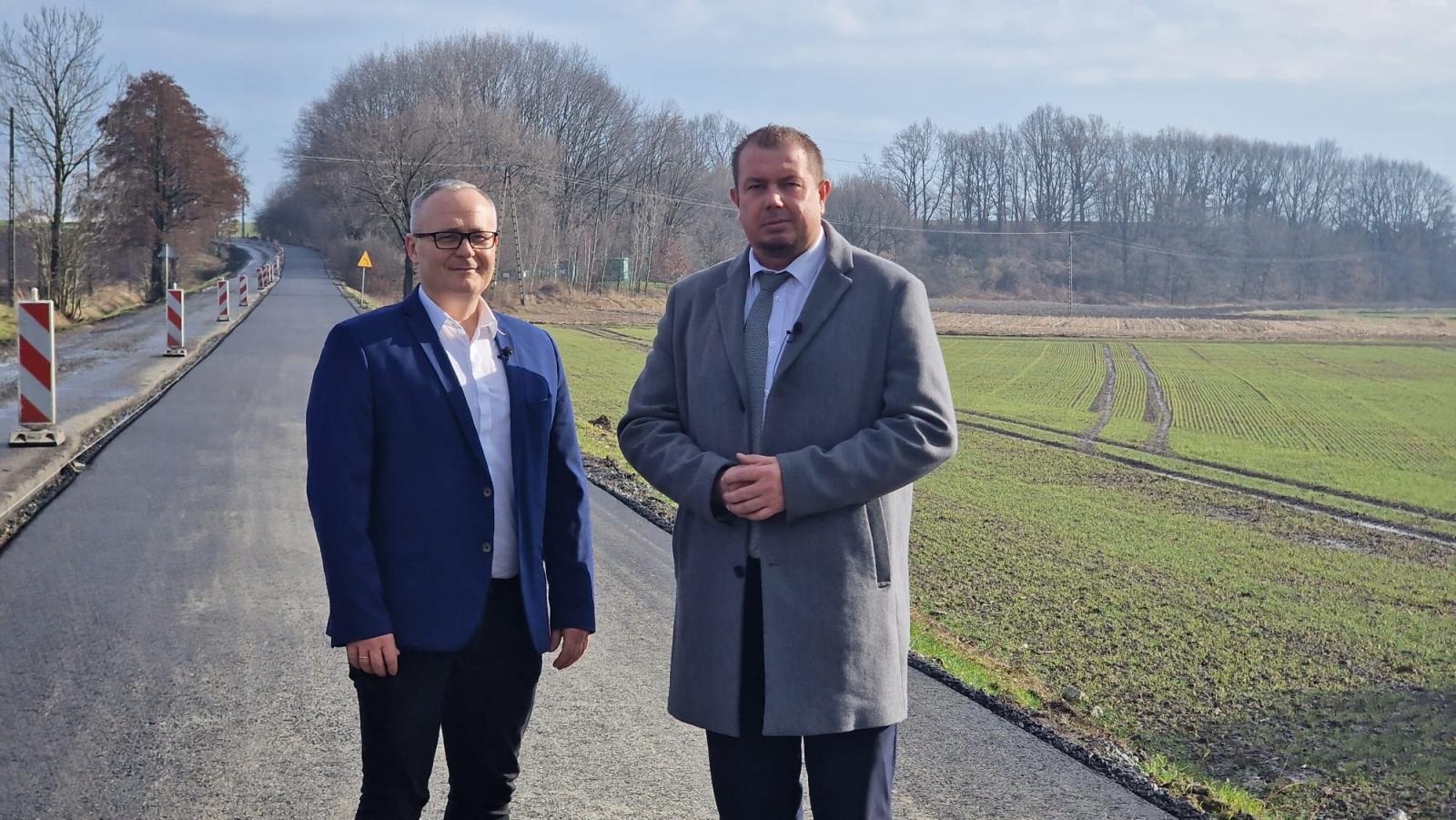 Zdjęcie w galerii na portalu naszraciborz.pl: Przebudowa drogi Pietrowice Wlk. - Lekartów wkracza w ostatnią fazę wiadomości z regionu