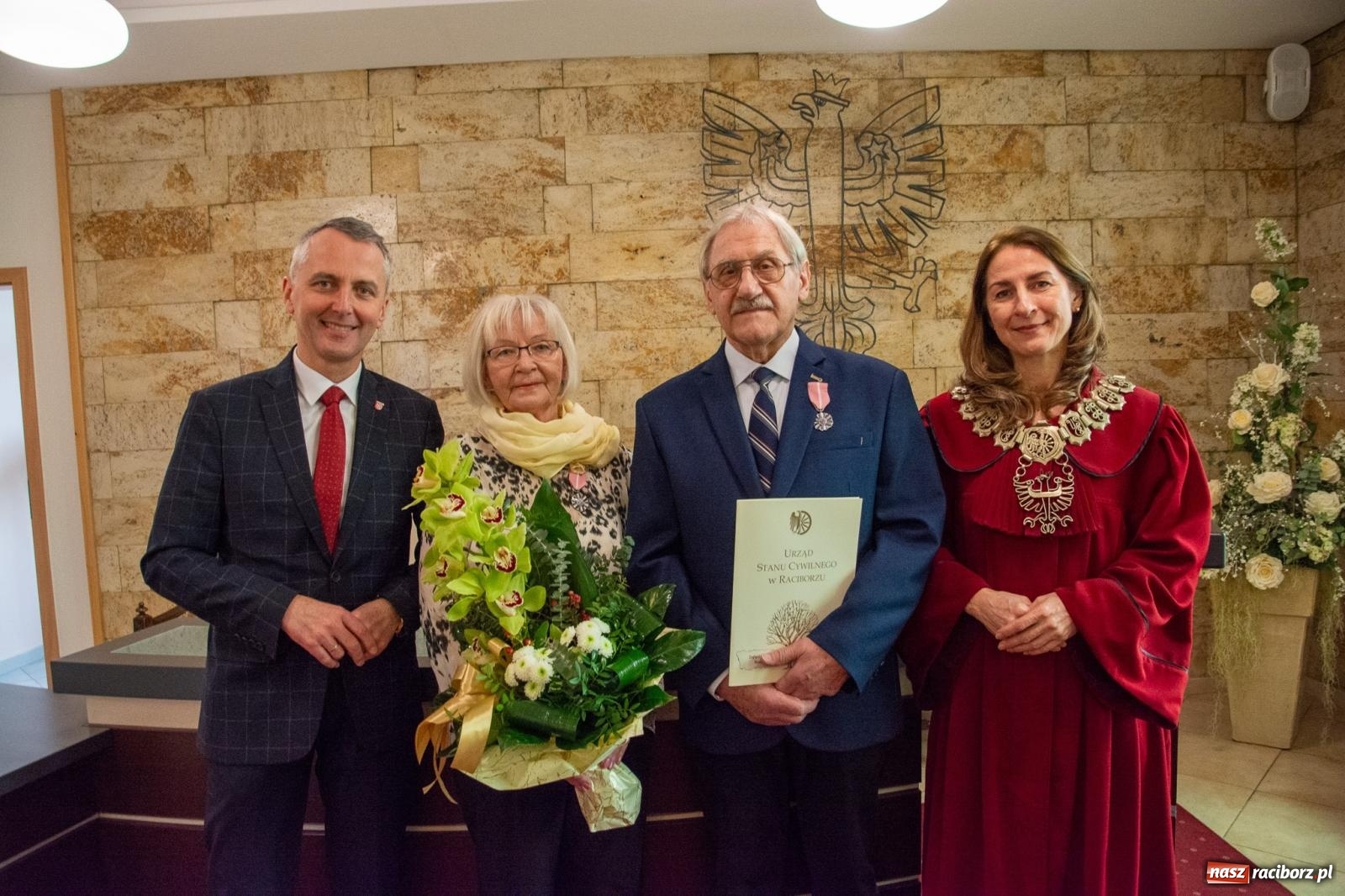 Zdjęcie w galerii na portalu naszraciborz.pl: Jubileusze małżeńskie w raciborskim USC [FOTO i WIDEO] wiadomości z regionu