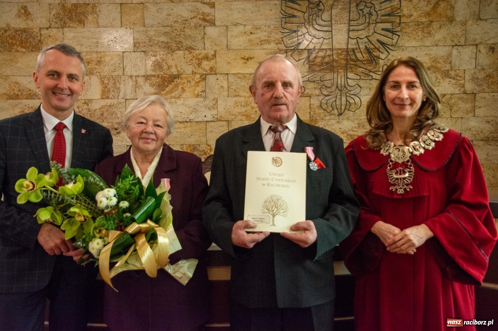 Zdjęcie w galerii na portalu naszraciborz.pl: Jubileusze małżeńskie w raciborskim USC [FOTO i WIDEO] wiadomości z regionu