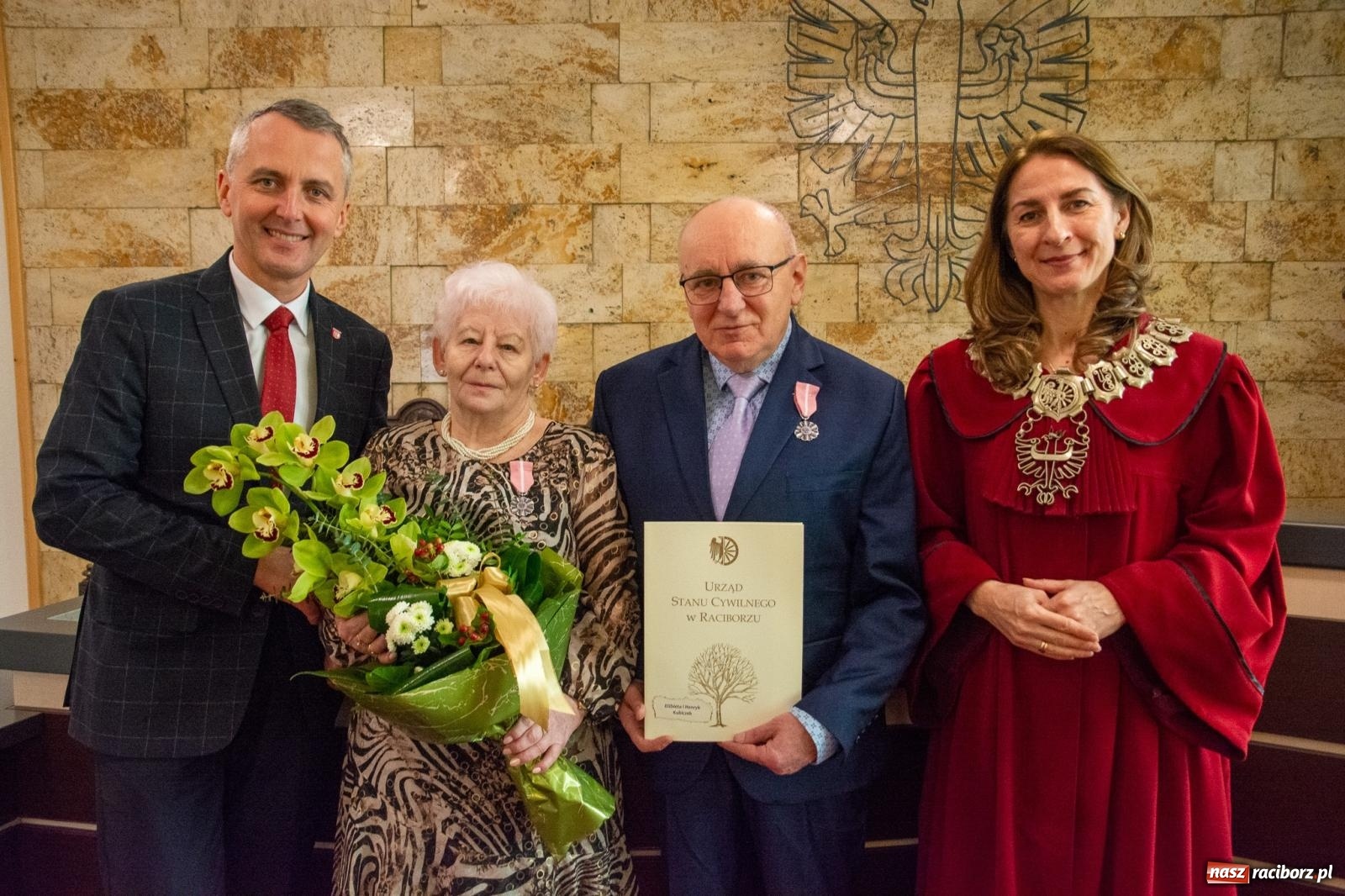 Zdjęcie w galerii na portalu naszraciborz.pl: Jubileusze małżeńskie w raciborskim USC [FOTO i WIDEO] wiadomości z regionu