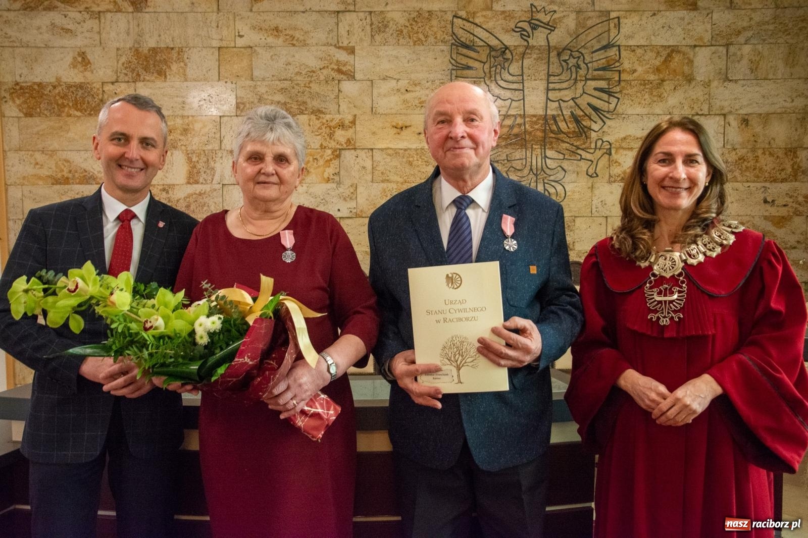 Zdjęcie w galerii na portalu naszraciborz.pl: Jubileusze małżeńskie w raciborskim USC [FOTO i WIDEO] wiadomości z regionu
