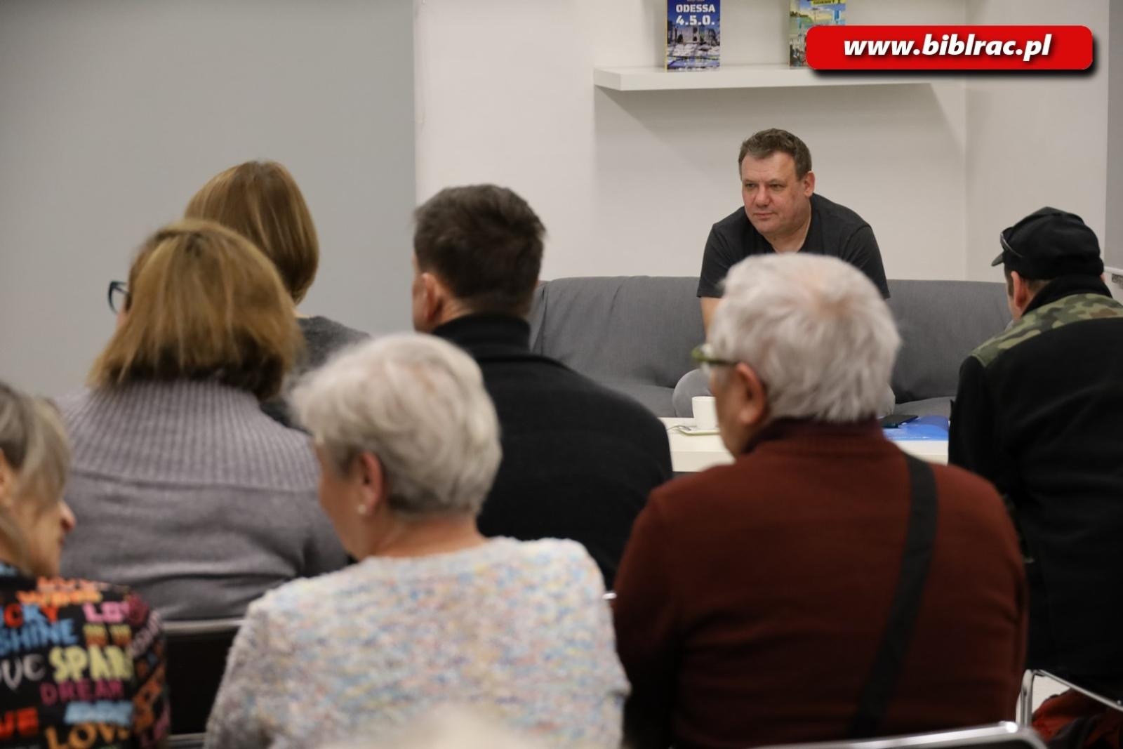 Zdjęcie w galerii na portalu naszraciborz.pl: Sekrety Odessy z Borysem Tynką w raciborskiej bibliotece wiadomości z regionu