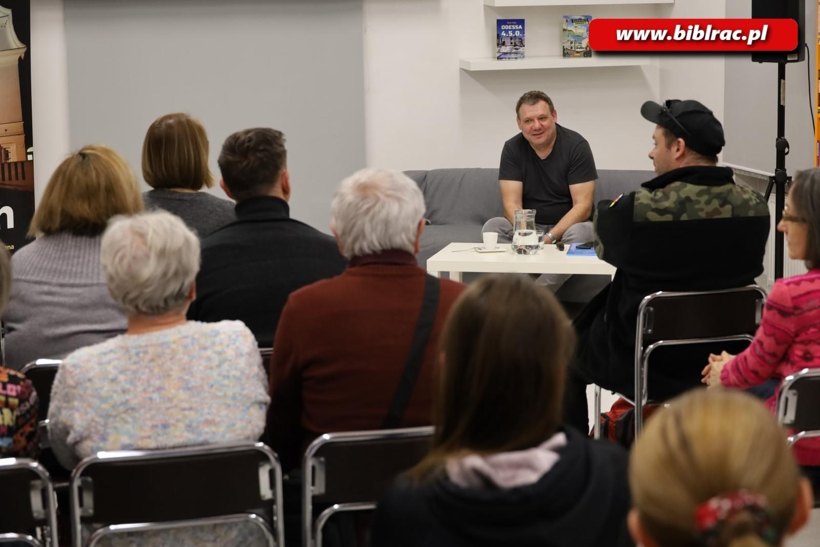 Zdjęcie w galerii na portalu naszraciborz.pl: Sekrety Odessy z Borysem Tynką w raciborskiej bibliotece wiadomości z regionu