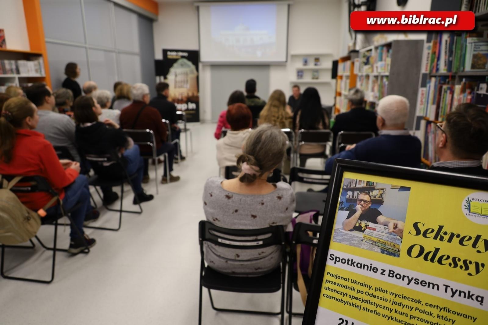 Zdjęcie w galerii na portalu naszraciborz.pl: Sekrety Odessy z Borysem Tynką w raciborskiej bibliotece wiadomości z regionu