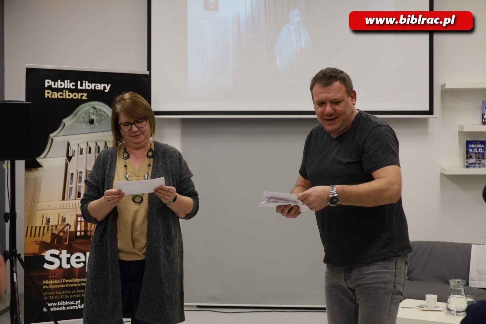 Zdjęcie w galerii na portalu naszraciborz.pl: Sekrety Odessy z Borysem Tynką w raciborskiej bibliotece wiadomości z regionu