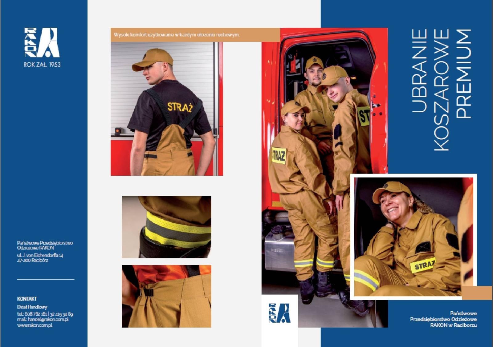 Zdjęcie w galerii na portalu naszraciborz.pl: Raciborska firma chce ubierać strażaków ochotników w całej Polsce wiadomości z regionu