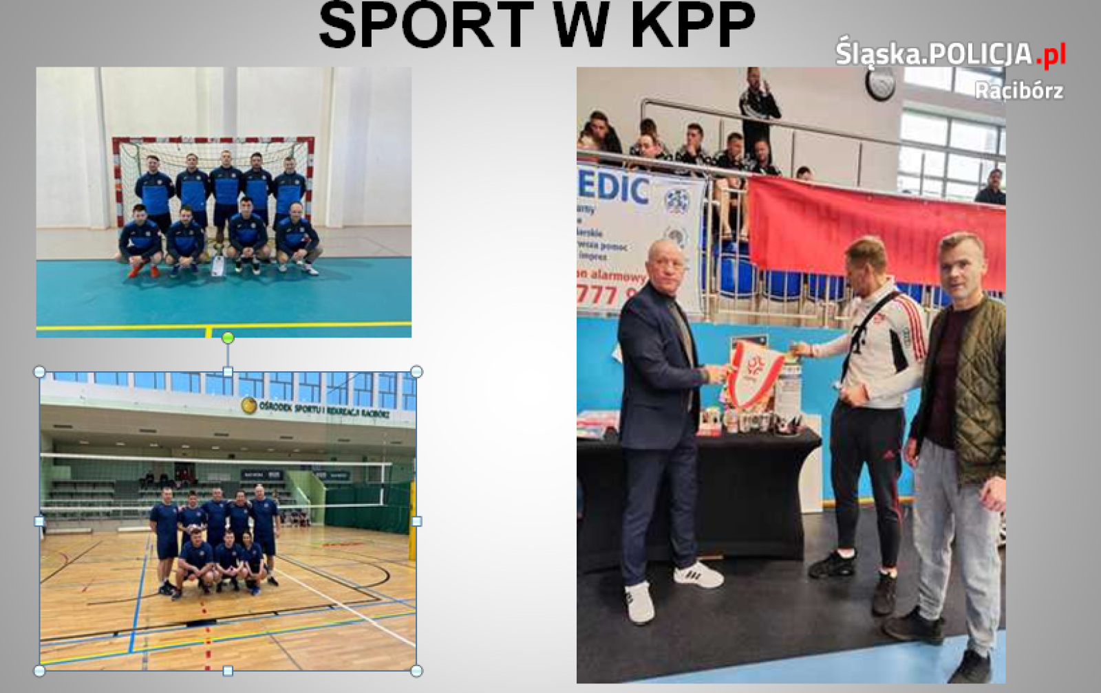 Zdjęcie w galerii na portalu naszraciborz.pl: Odprawa roczna w raciborskiej komendzie policji wiadomości z regionu