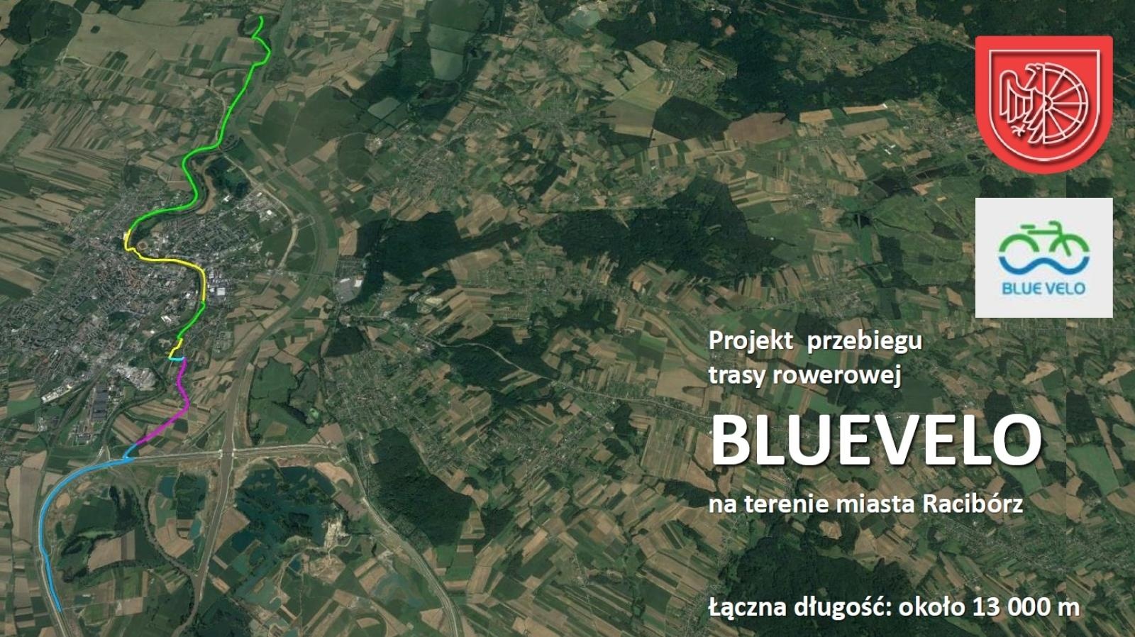 Zdjęcie w galerii na portalu naszraciborz.pl: Tak wytyczono trasę Blue Velo po Raciborzu wiadomości z regionu