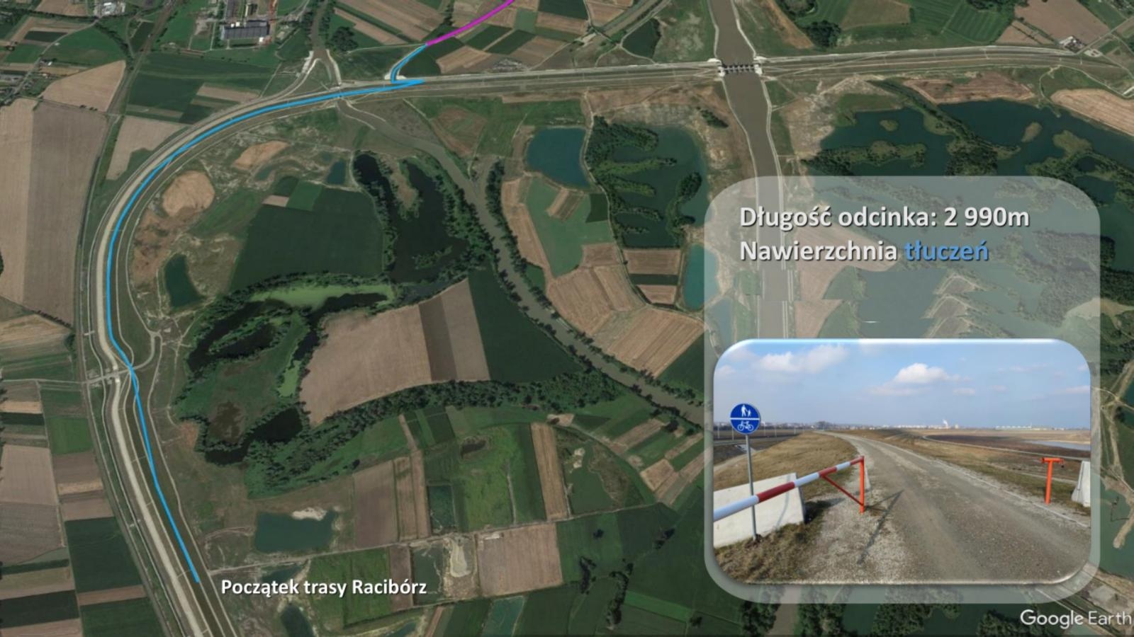 Zdjęcie w galerii na portalu naszraciborz.pl: Tak wytyczono trasę Blue Velo po Raciborzu wiadomości z regionu