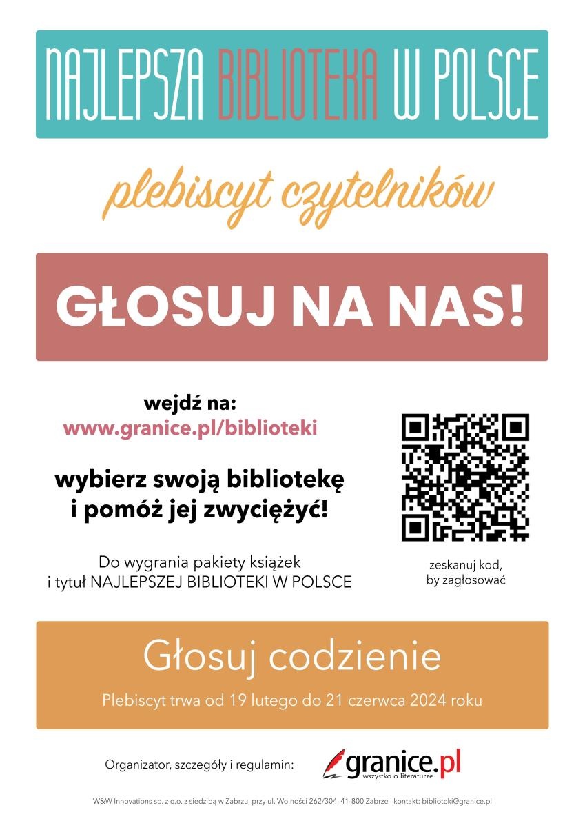 Zdjęcie w galerii na portalu naszraciborz.pl: Ruszył plebiscyt Najlepsza biblioteka w Polsce! Pomóż wygrać bibliotece w Raciborzu wiadomości z regionu