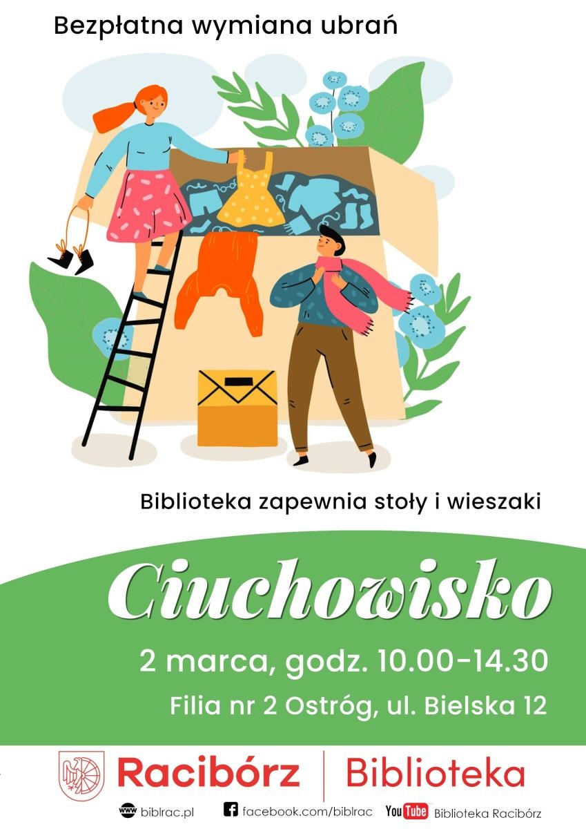 Zdjęcie w galerii na portalu naszraciborz.pl: Wiosenne porządki w szafie?! Biblioteka na Ostrogu zaprasza na kolejne Ciuchowisko wiadomości z regionu