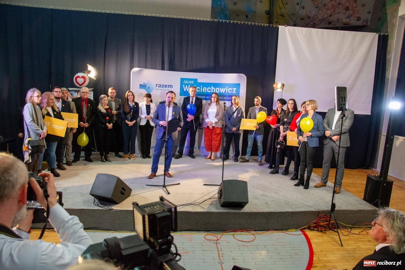 Zdjęcie w galerii na portalu naszraciborz.pl: Potencjał Raciborza jest marnowany! Konwencja wyborcza Jacka Wojciechowicza i jego drużyn wiadomości z regionu