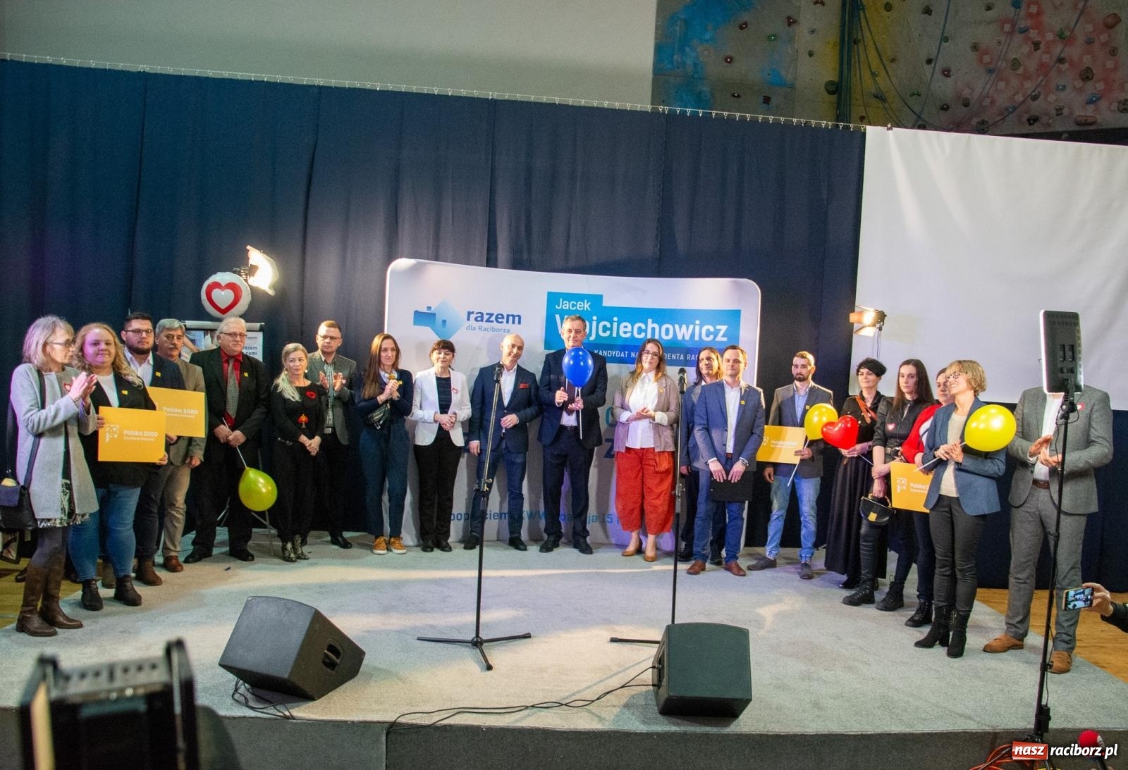 Zdjęcie w galerii na portalu naszraciborz.pl: Potencjał Raciborza jest marnowany! Konwencja wyborcza Jacka Wojciechowicza i jego drużyn wiadomości z regionu